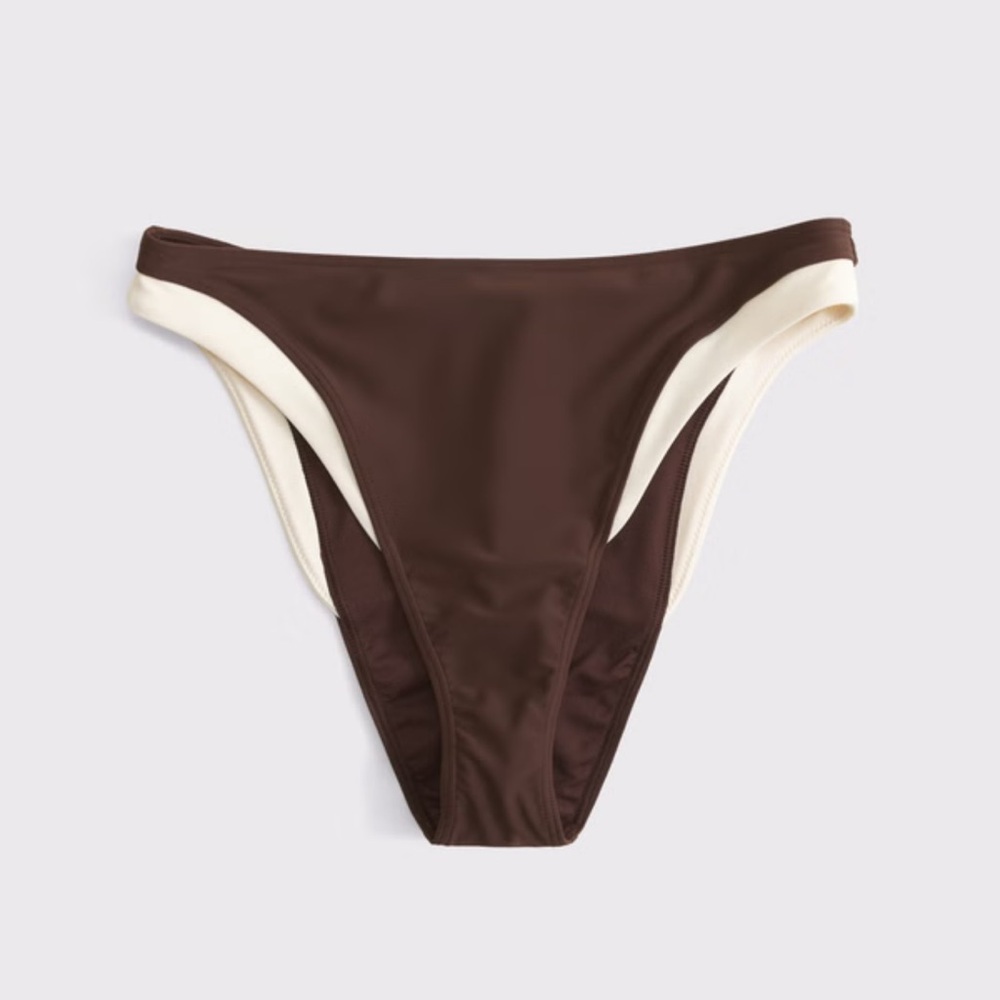 Abercrombie Mid Rise High-Leg Moderate Bottom